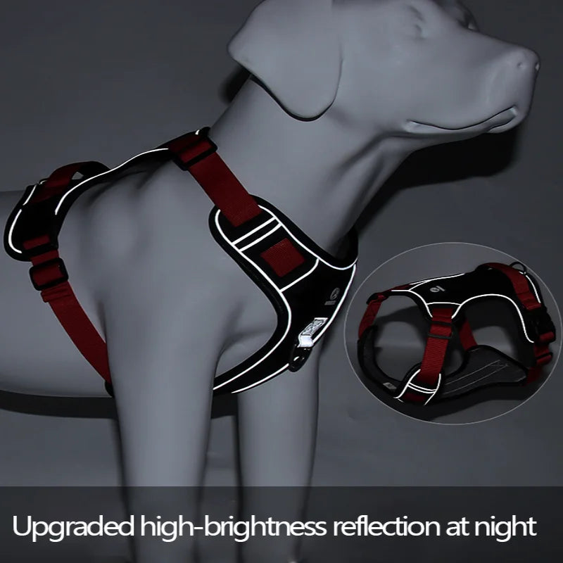 Reflective Tactical Dog Harness