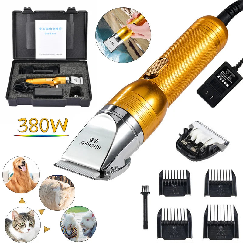 380W 12V Cordless Pet Hair Trimmer