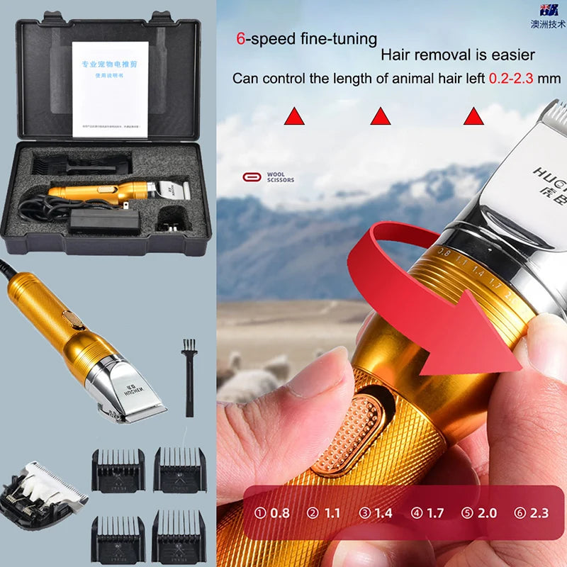 380W 12V Cordless Pet Hair Trimmer